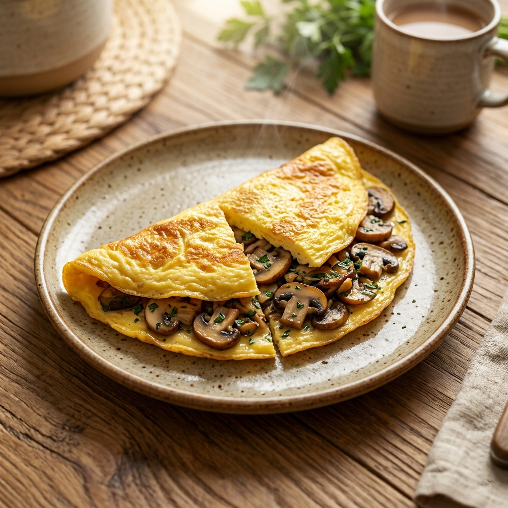 Mushroom Omelette